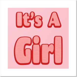 Gender Reveal Girl Posters and Art